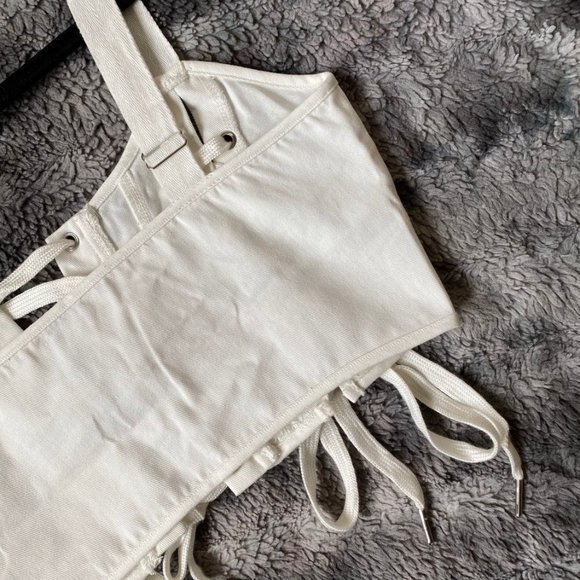 The Vixen Mini Denim Corset Top - Picture 8 of 9